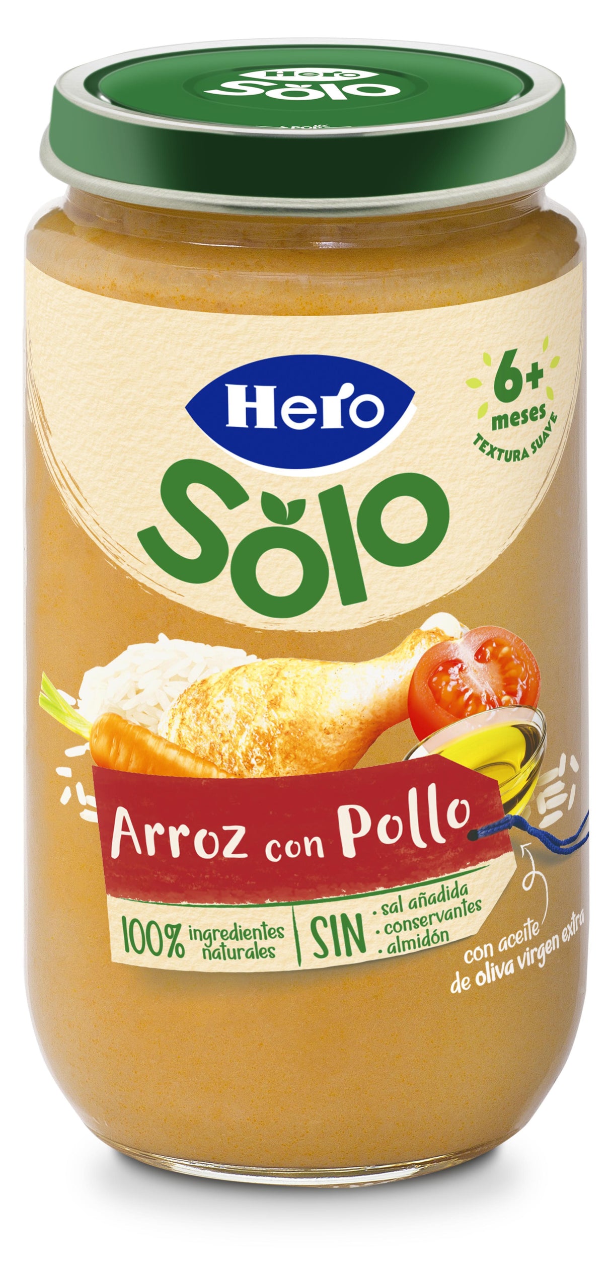 Tarrito Hero Solo arroz con pollo
