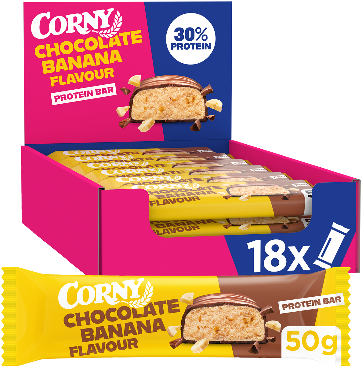 Barrita Corny Protein Chocolate Banana