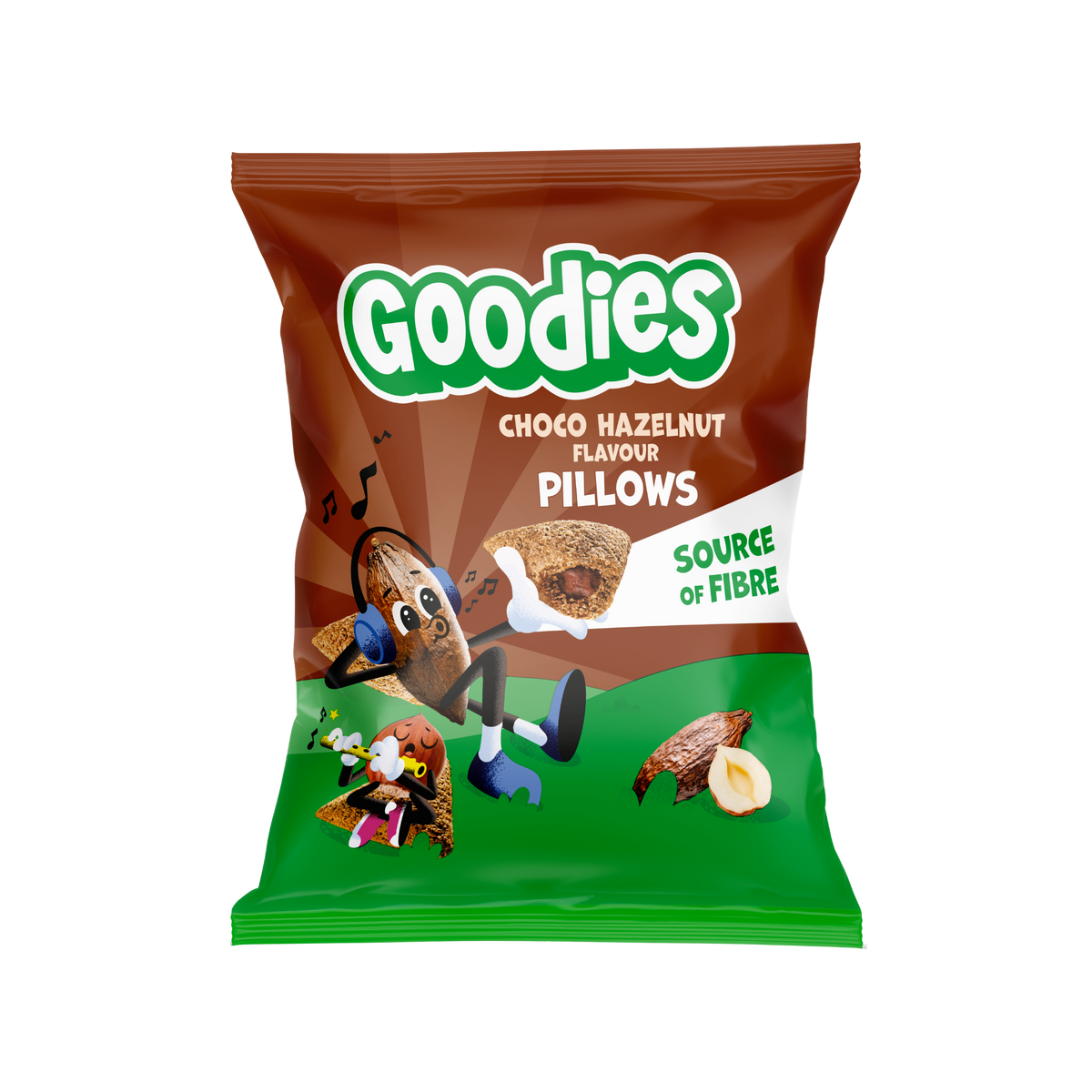 Snacks Goodies cereales de chocolate y avellana