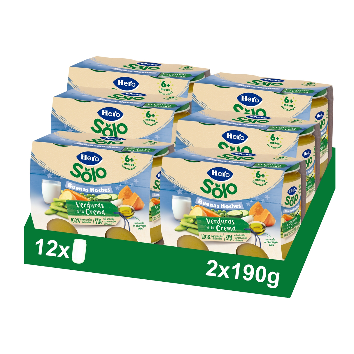 Tarrito Hero Solo verduras a la crema