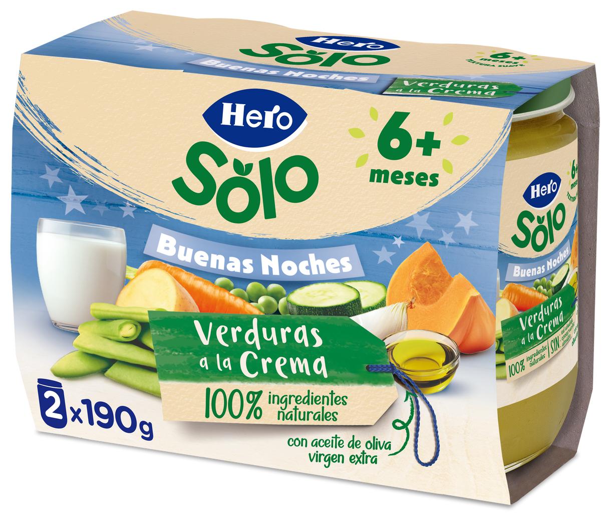 Tarrito Hero Solo verduras a la crema