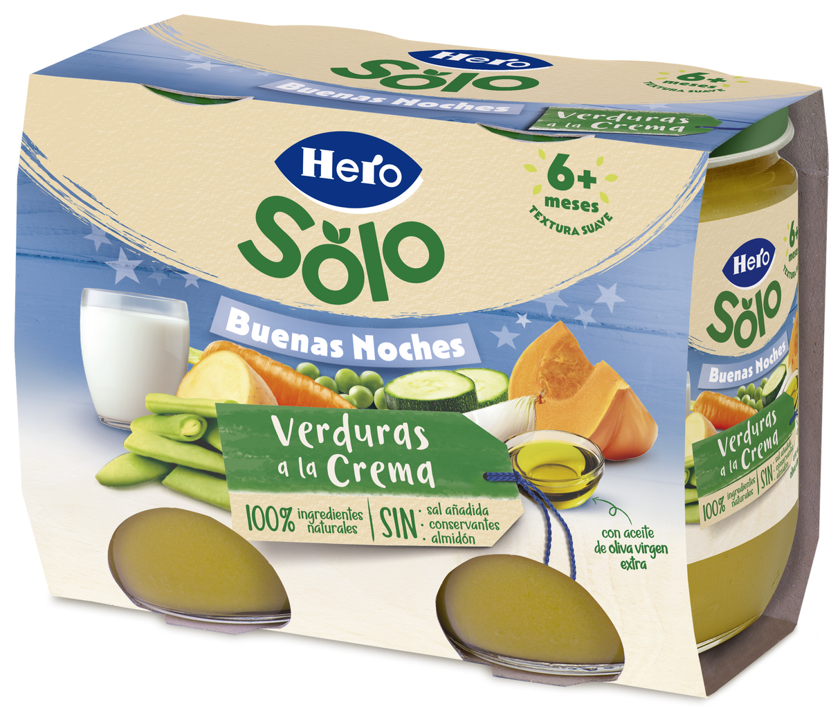 Tarrito Hero Solo verduras a la crema