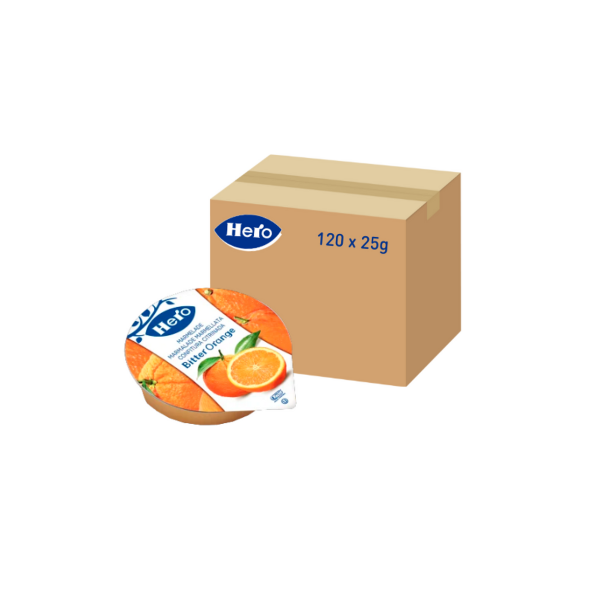 Mermelada Hero naranja amarga porciones