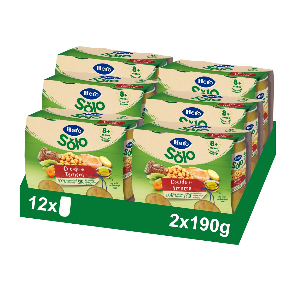 Tarrito Hero Solo cocido de ternera