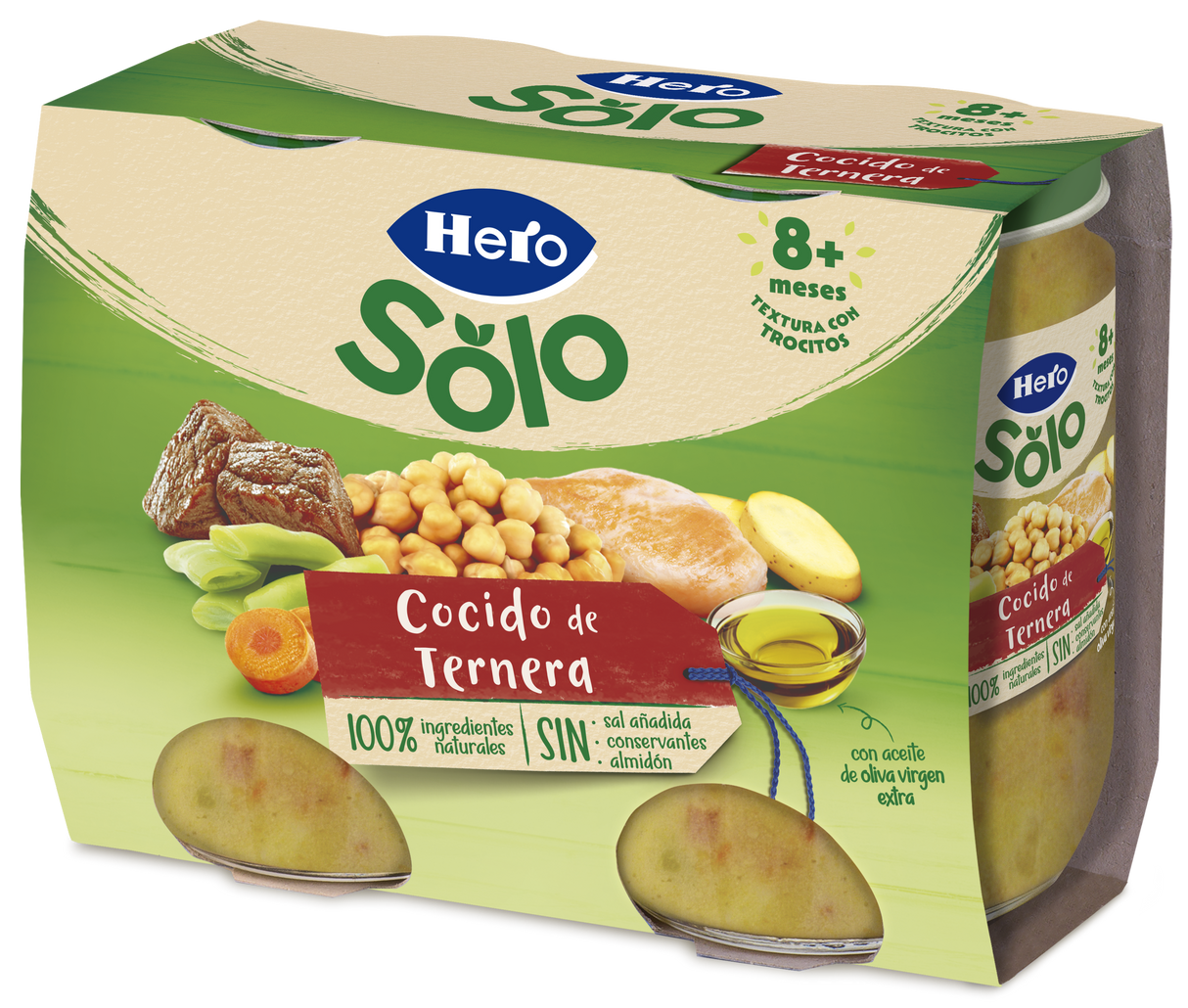 Tarrito Hero Solo cocido de ternera