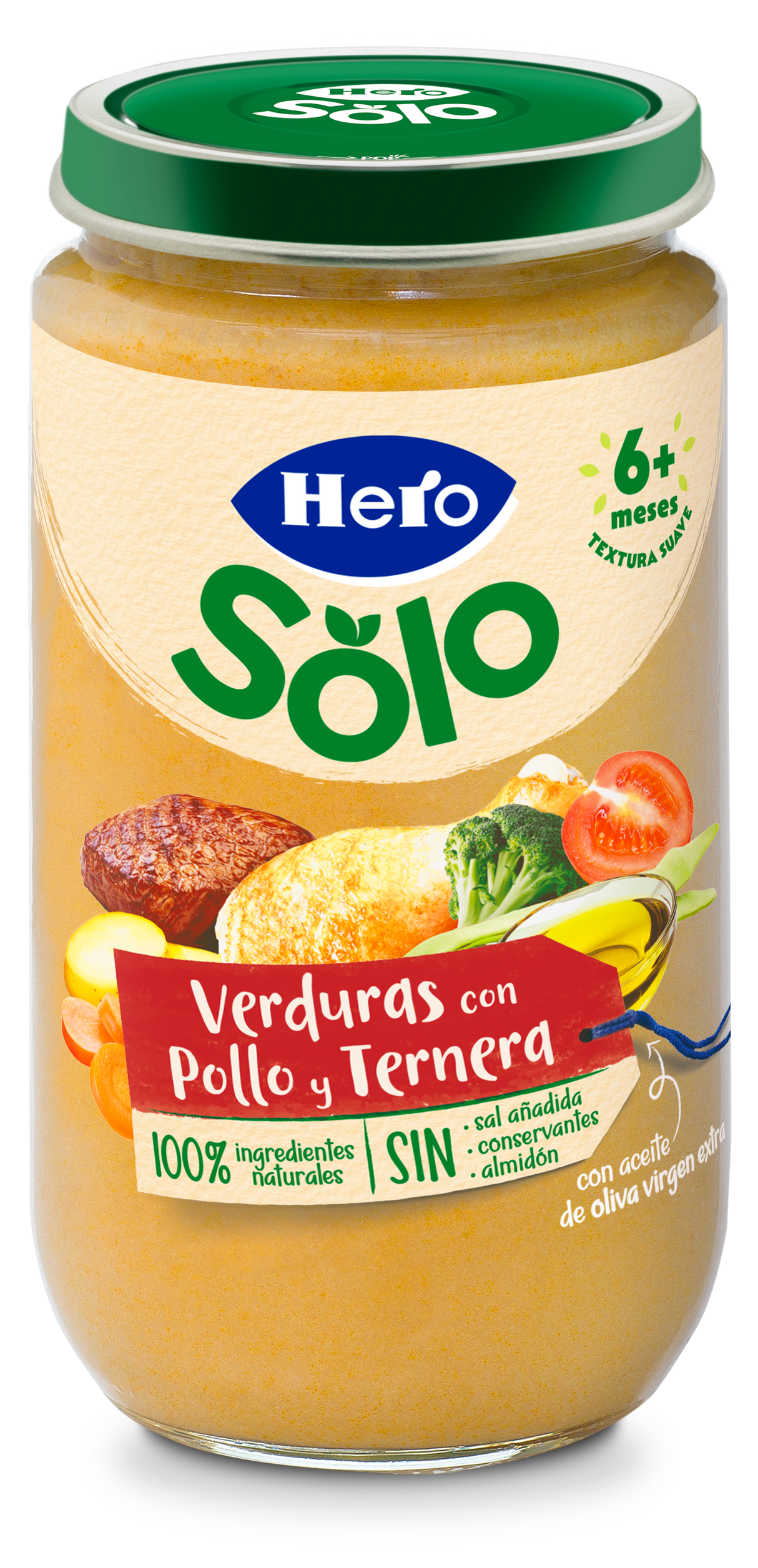 Hero Baby pote de legumes com frango e carne