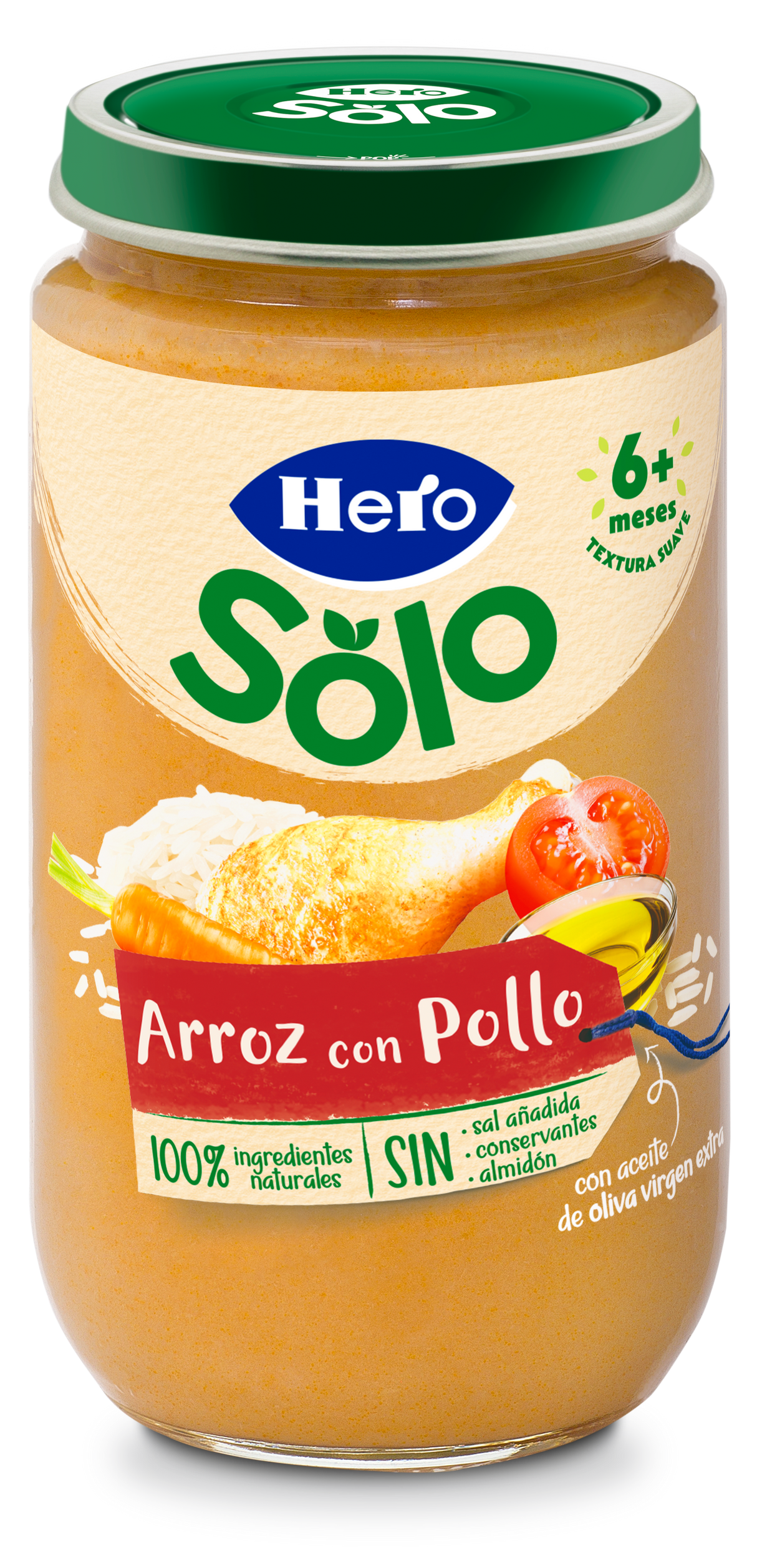 Tarrito Hero Solo arroz con pollo