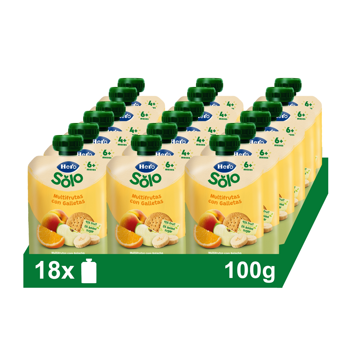 Bolsita Hero Solo multifrutas galletas