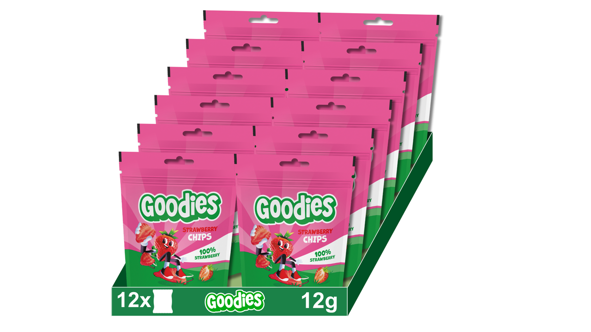 Snacks Goodies Chips de fresa