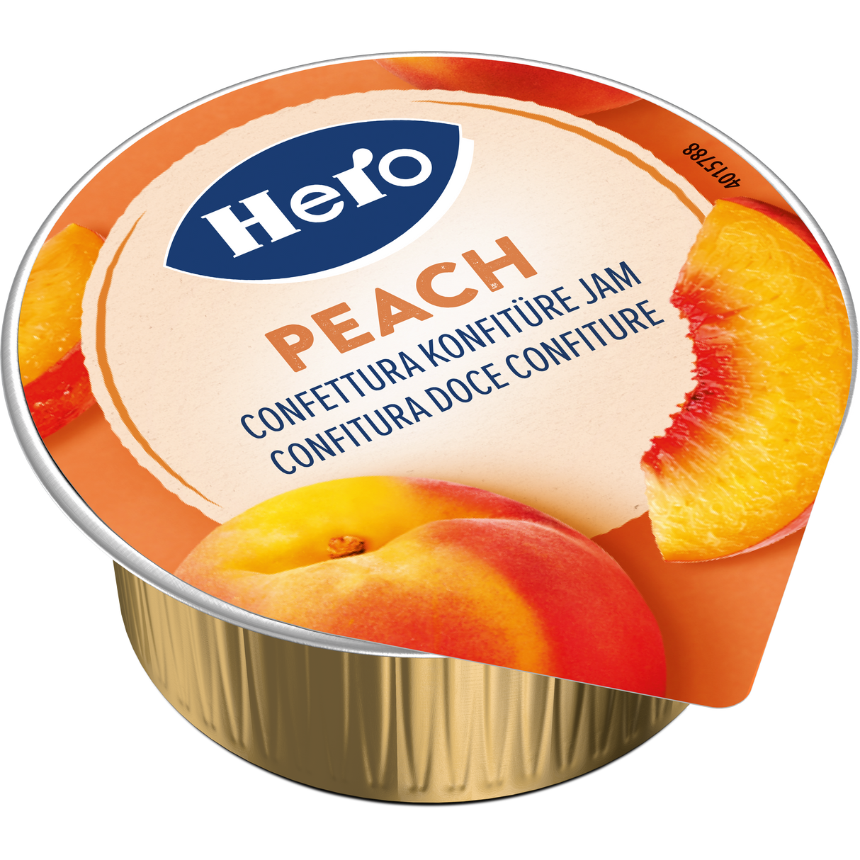 Mermelada Hero melocotón porciones Pack 120x25g