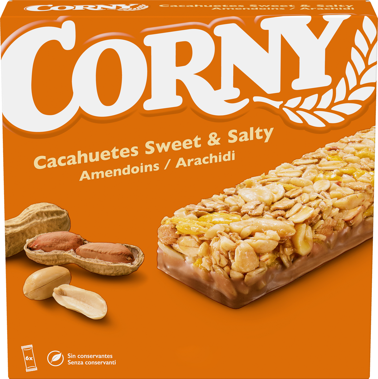 Barrita Corny cacahuete salado