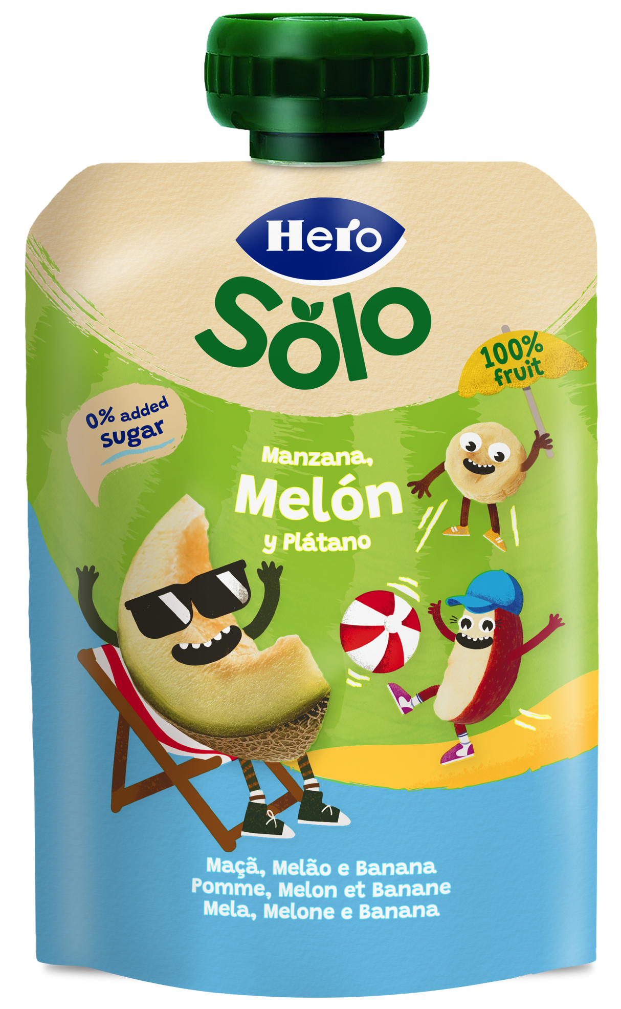 Bolsita Hero Solo Manzana Melón y Plátano