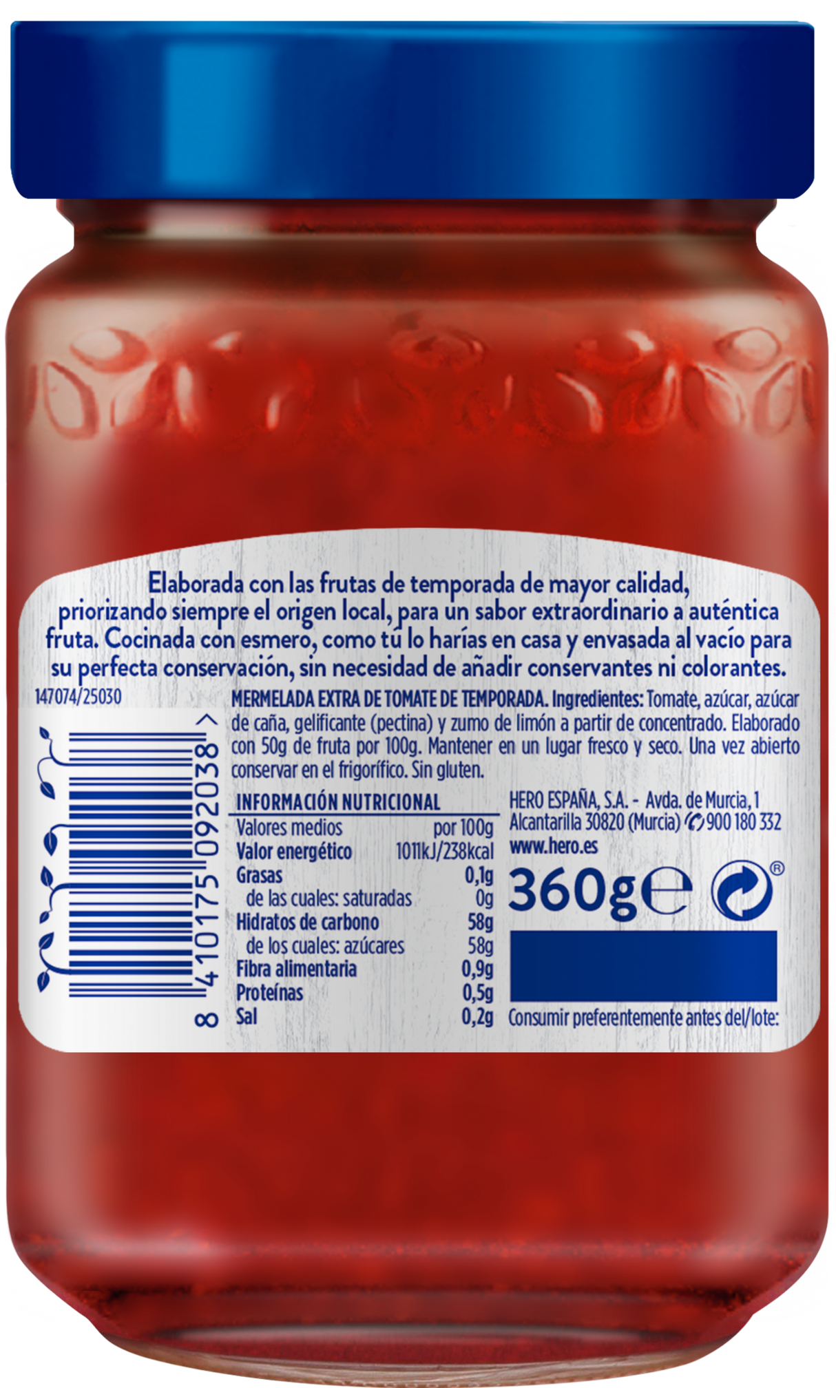 Mermelada Hero Temporada Tomate