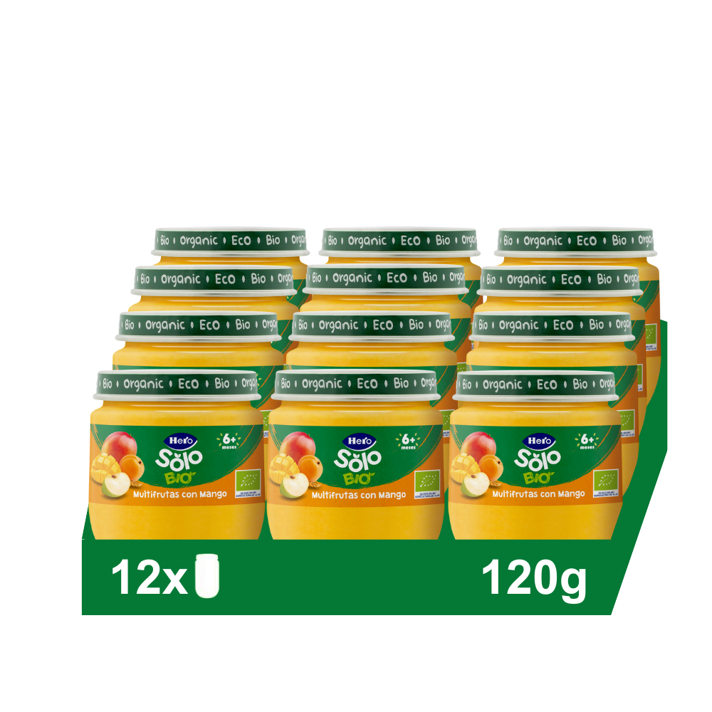 Tarrito Hero Solo Bio Multifrutas con Mango