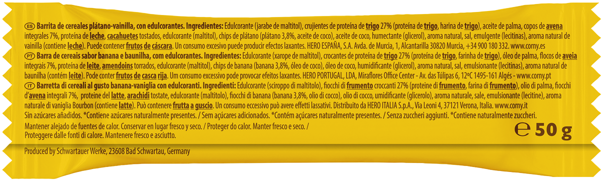 Barrita Corny Big Protein Banana-Vainilla