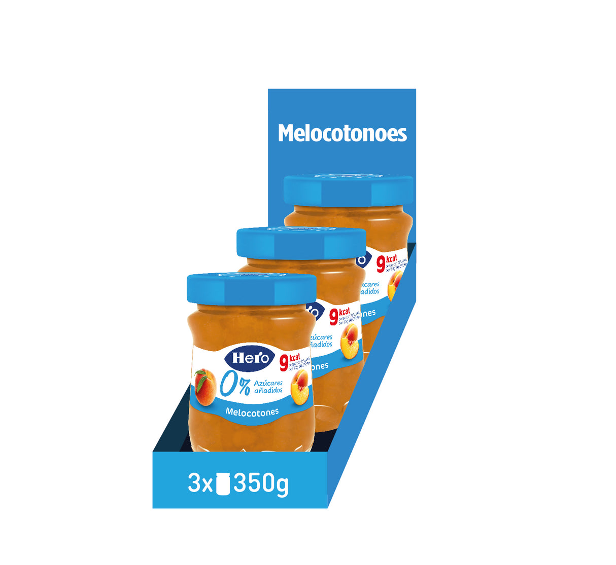 Geléia Hero sem adição de açúcar de pêssego