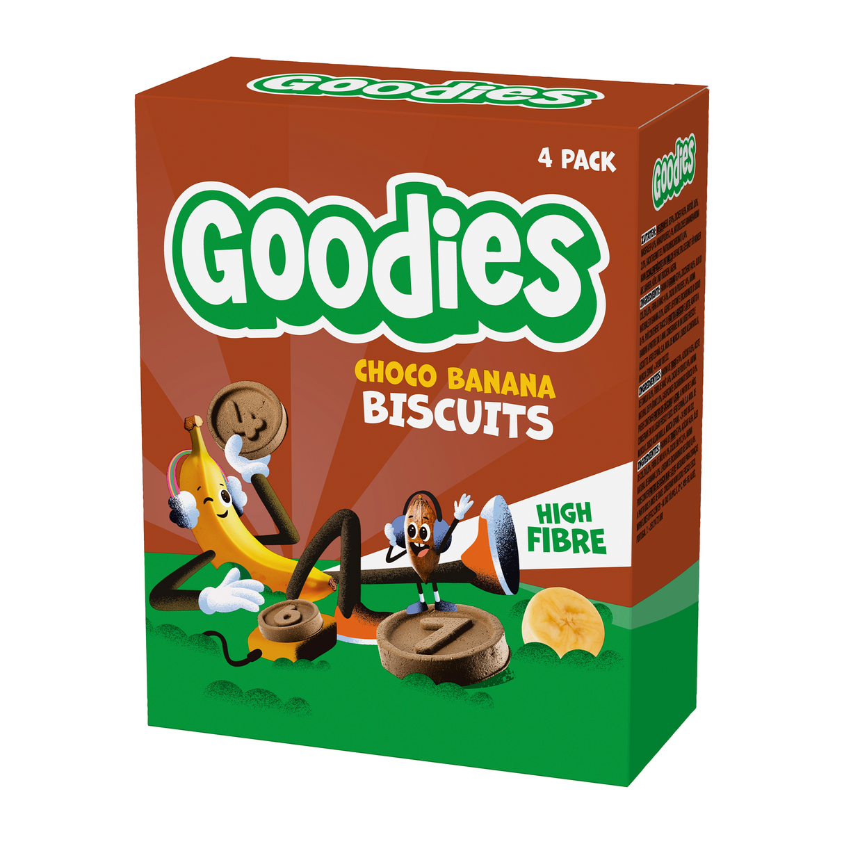 Galleta Goodies chocolate y plátano