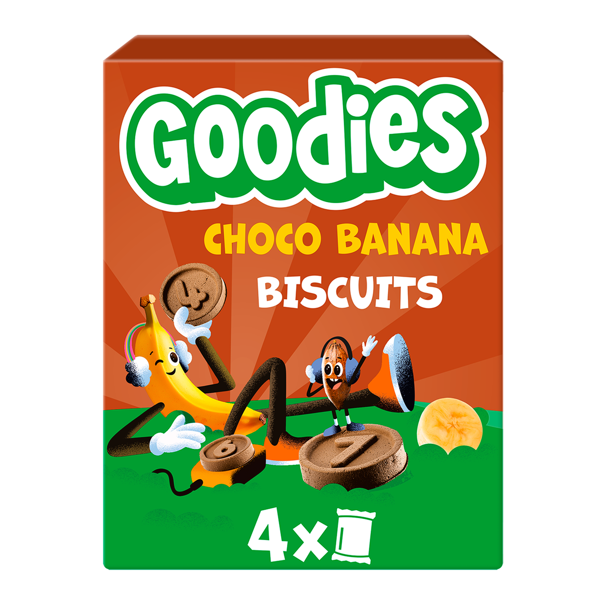 Galleta Goodies chocolate y plátano