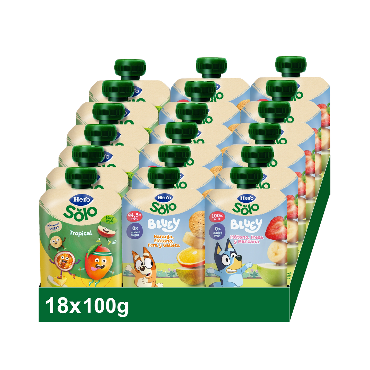 Pack ahorro mixto Hero 18 bolsitas