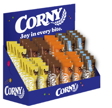 Expositor Barritas Corny BIG + BIG 0% 48 unidades
