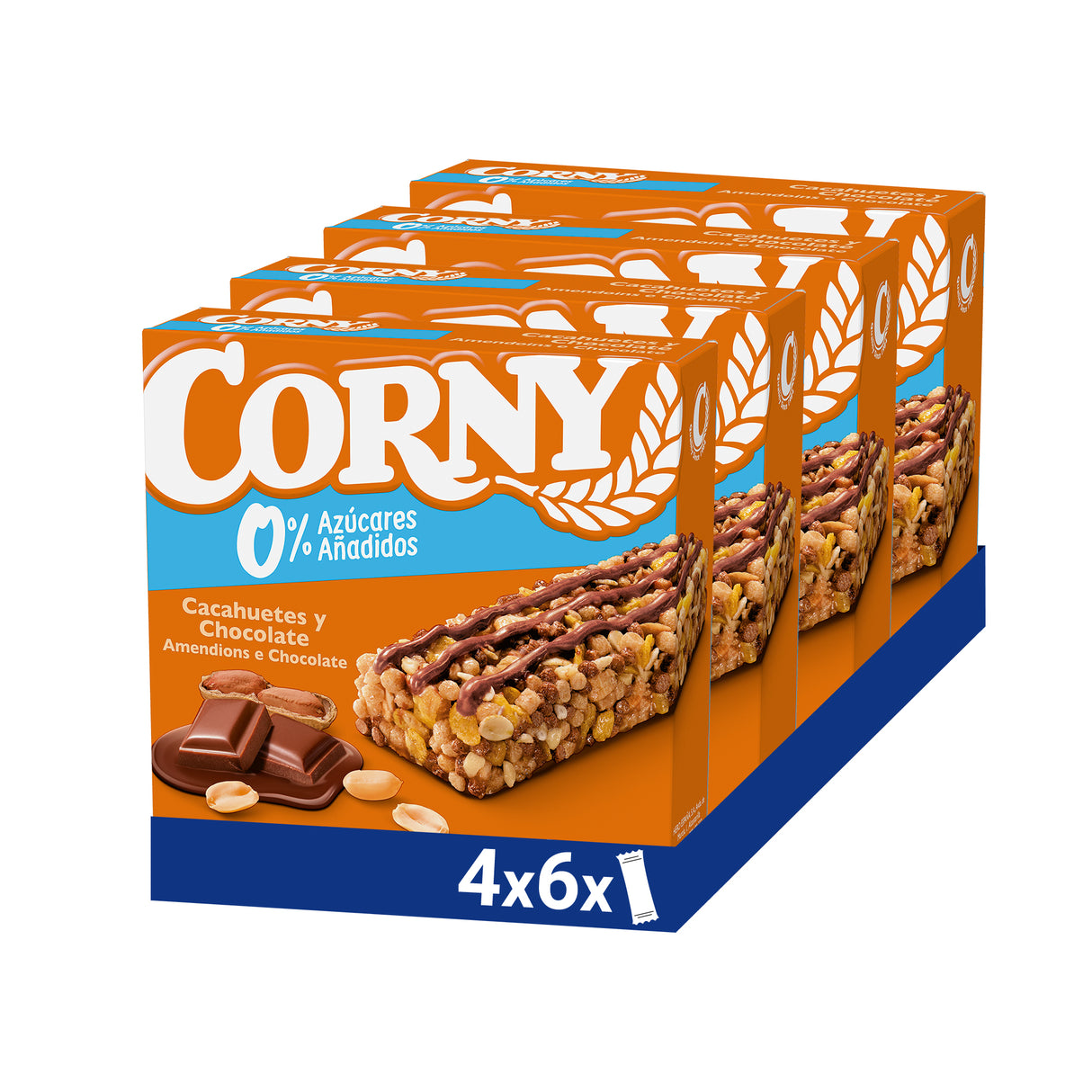 Barra de milho sem adição de açúcar de avelã