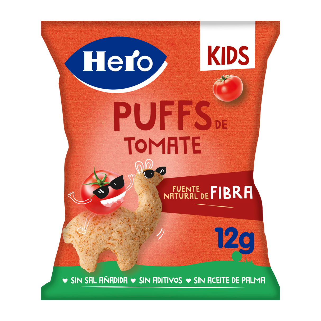 Snacks Hero Kids puff tomate