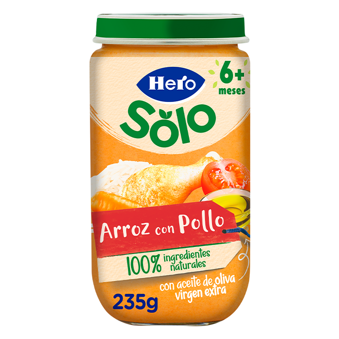 Tarrito Hero Solo arroz con pollo