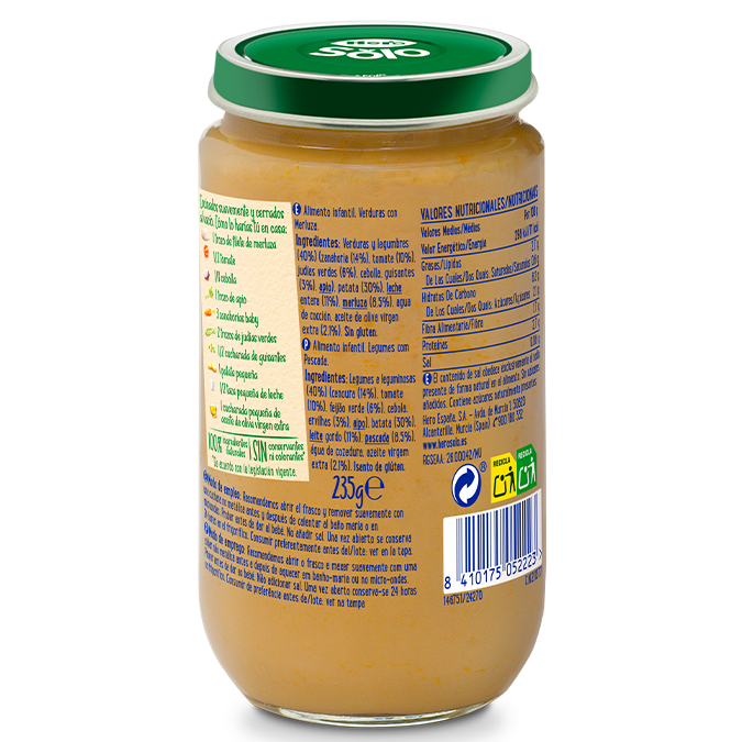 Hero Baby pote de legumes com pescada