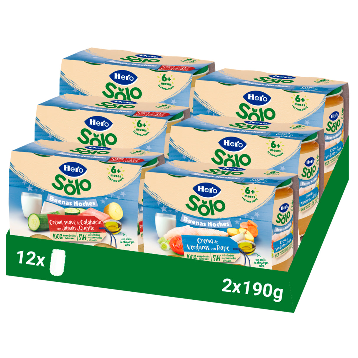 Pack ahorro mixto Hero Solo Tarritos Buenas Noches