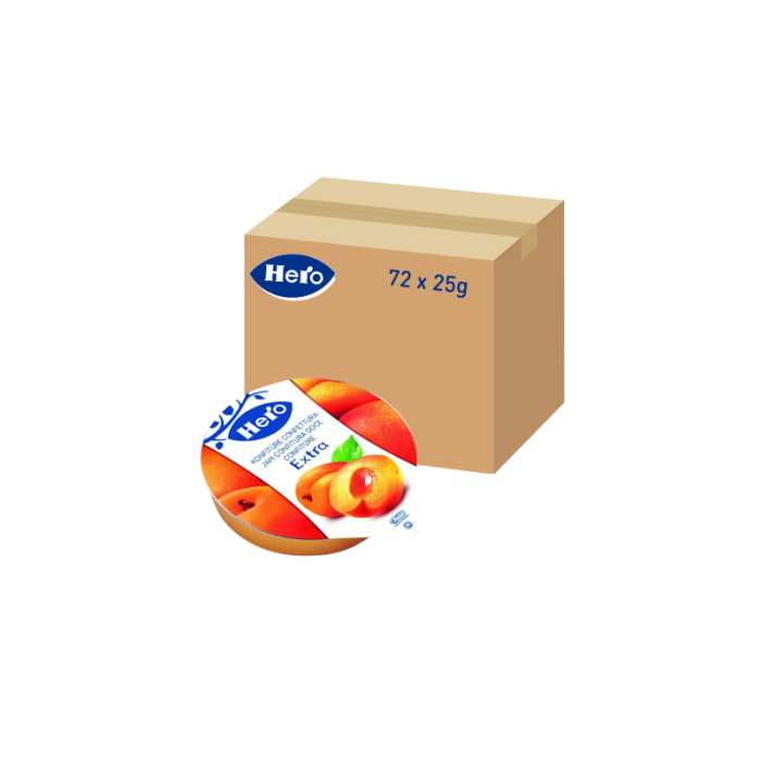 Mermelada Hero albaricoque porciones