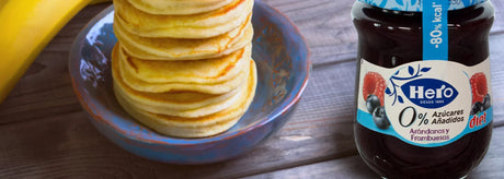 Pancakes de avena y plátano