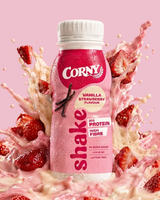 Batido de proteínas Corny fresa y vainilla