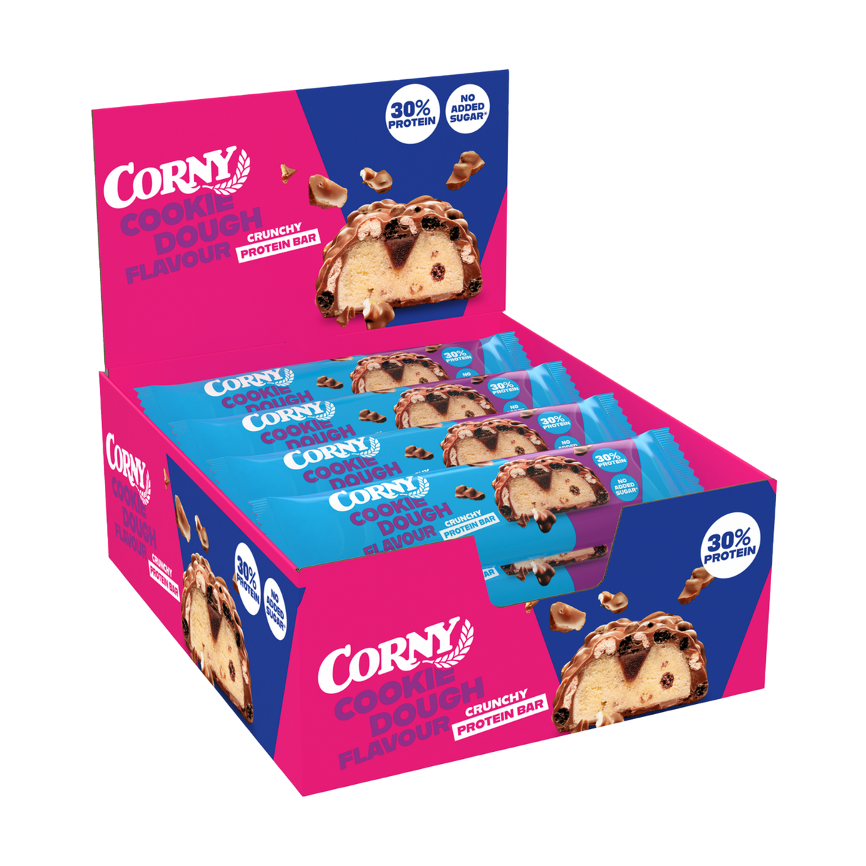 Barrita Corny Protein crunchy cookies Pack 12 unidades