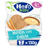 Tarrina Hero Baby natillas con galletas