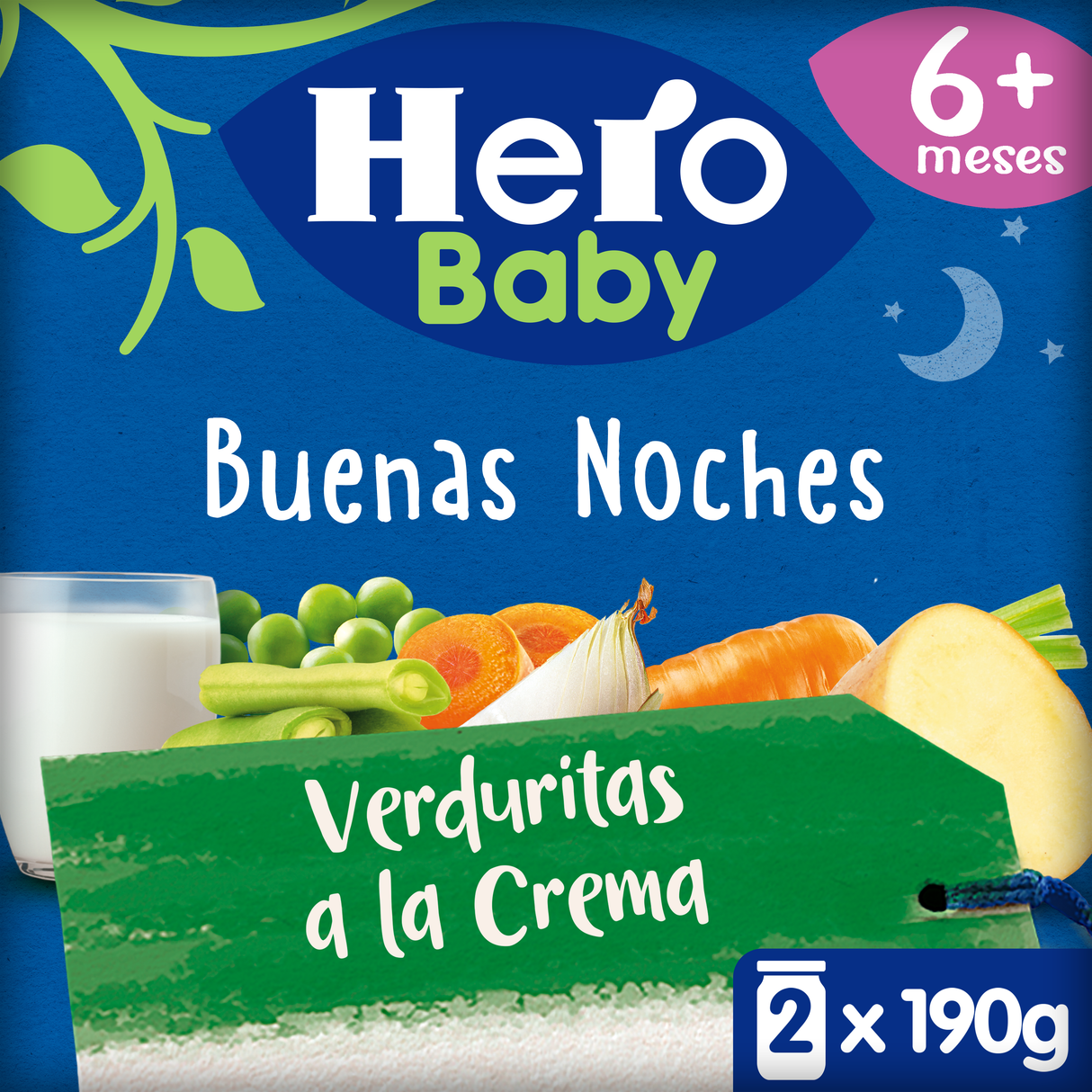 Pote Hero Baby com creme de vegetais