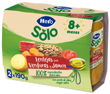 Tarrito Hero Solo lentejas con verduras y jamón
