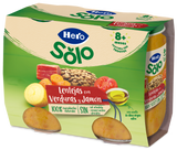 Tarrito Hero Solo lentejas con verduras y jamón