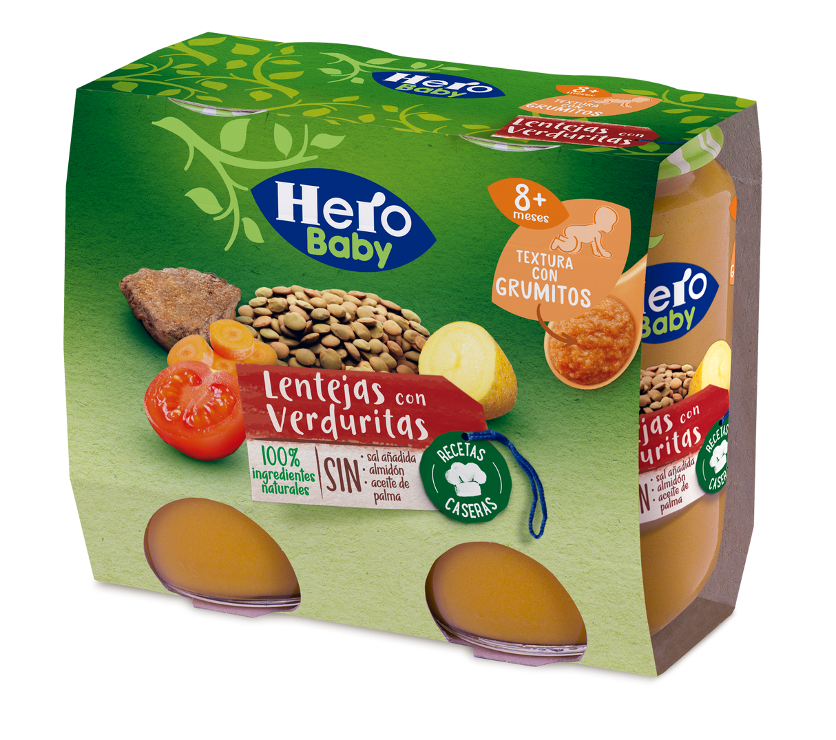 Lentilhas Hero Baby com legumes