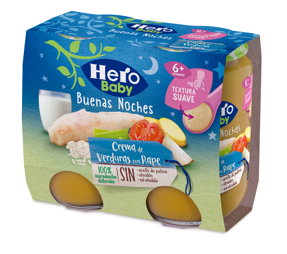 Hero Baby pote de creme vegetal com tamboril