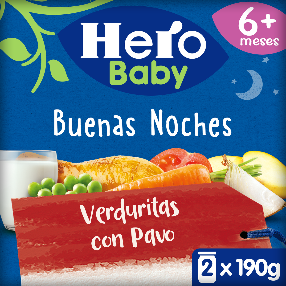 Hero Baby pote de legumes com peru