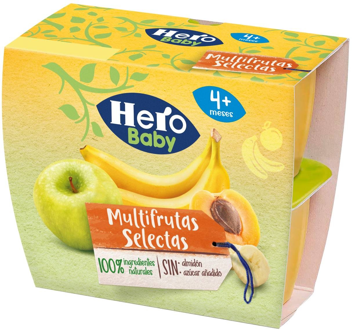 Tarrina Hero Baby multifrutas selectas