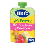 Saqueta de fruta Hero banana morango e maçã