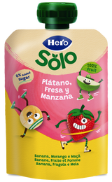 Bolsita Hero Solo plátano fresa y manzana