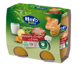 Frasco de ensopado de cordeiro com creme Hero Baby