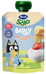 Bolsita Hero Solo yogur plátano y fresa Bluey