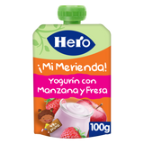 Bolsita Hero yogurín con manzana y fresa