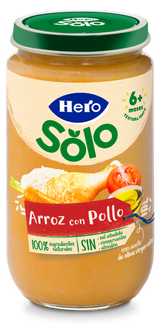 Tarrito Hero Solo arroz con pollo