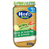 Hero Baby pote de legumes cozidos da horta