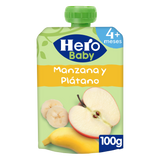 Saqueta de fruta Hero Baby maçã e banana