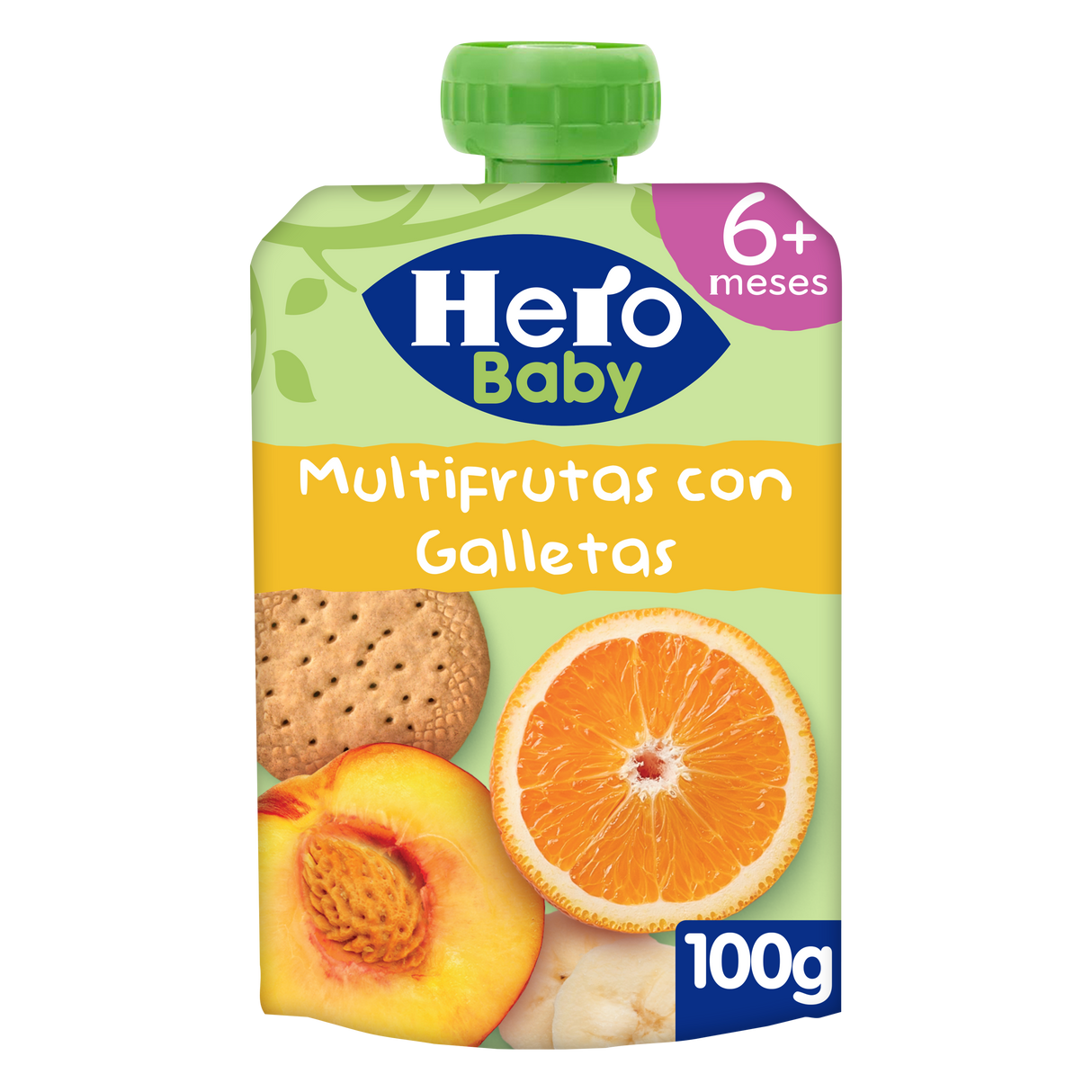 Bolsita Hero Baby multifrutas con galleta